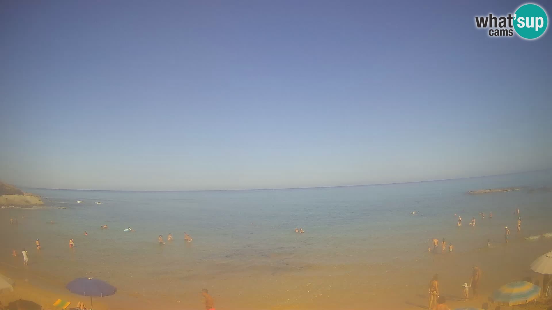 Lu Bagnu spletna kamera v živo Plaža Ampurias – Castelsardo – Sardinija – Italija