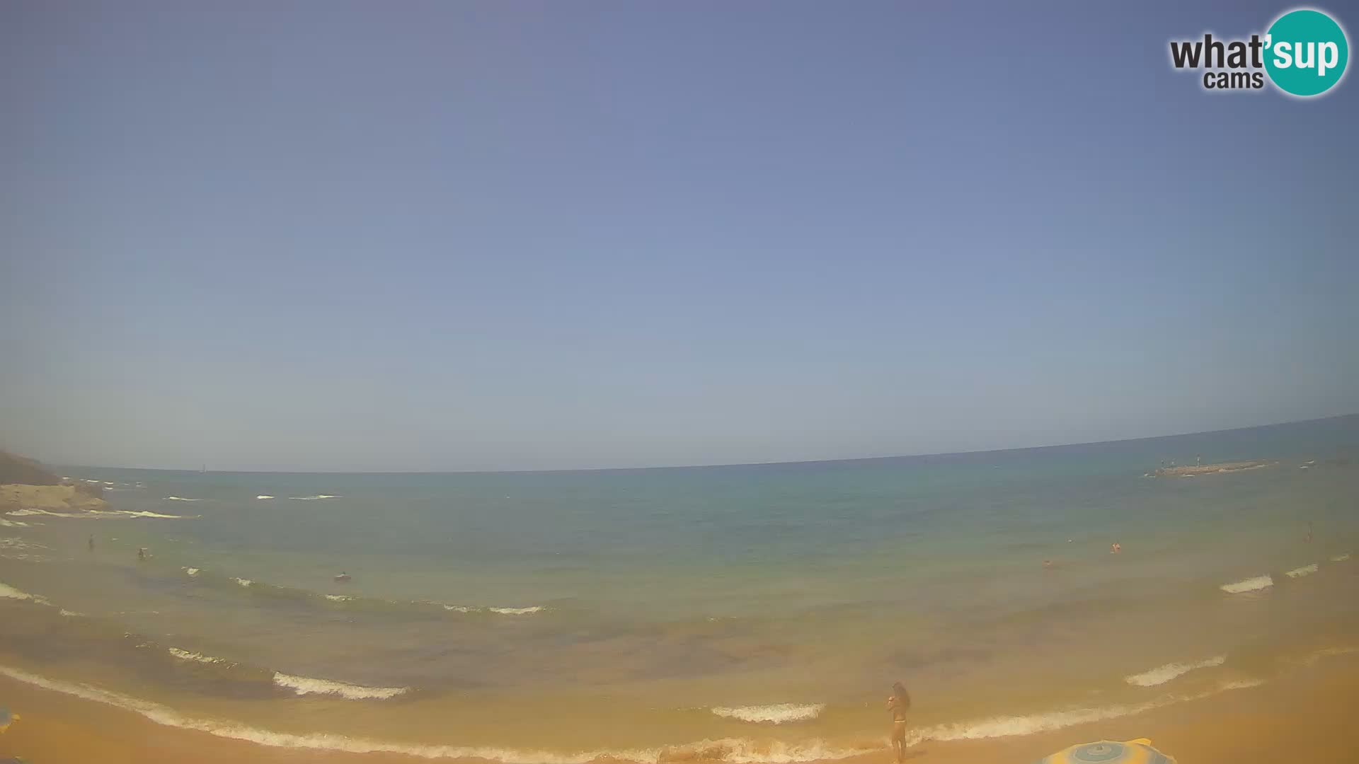 Lu Bagnu live webcam Ampurias beach – Castelsardo – Sardinia – Italy