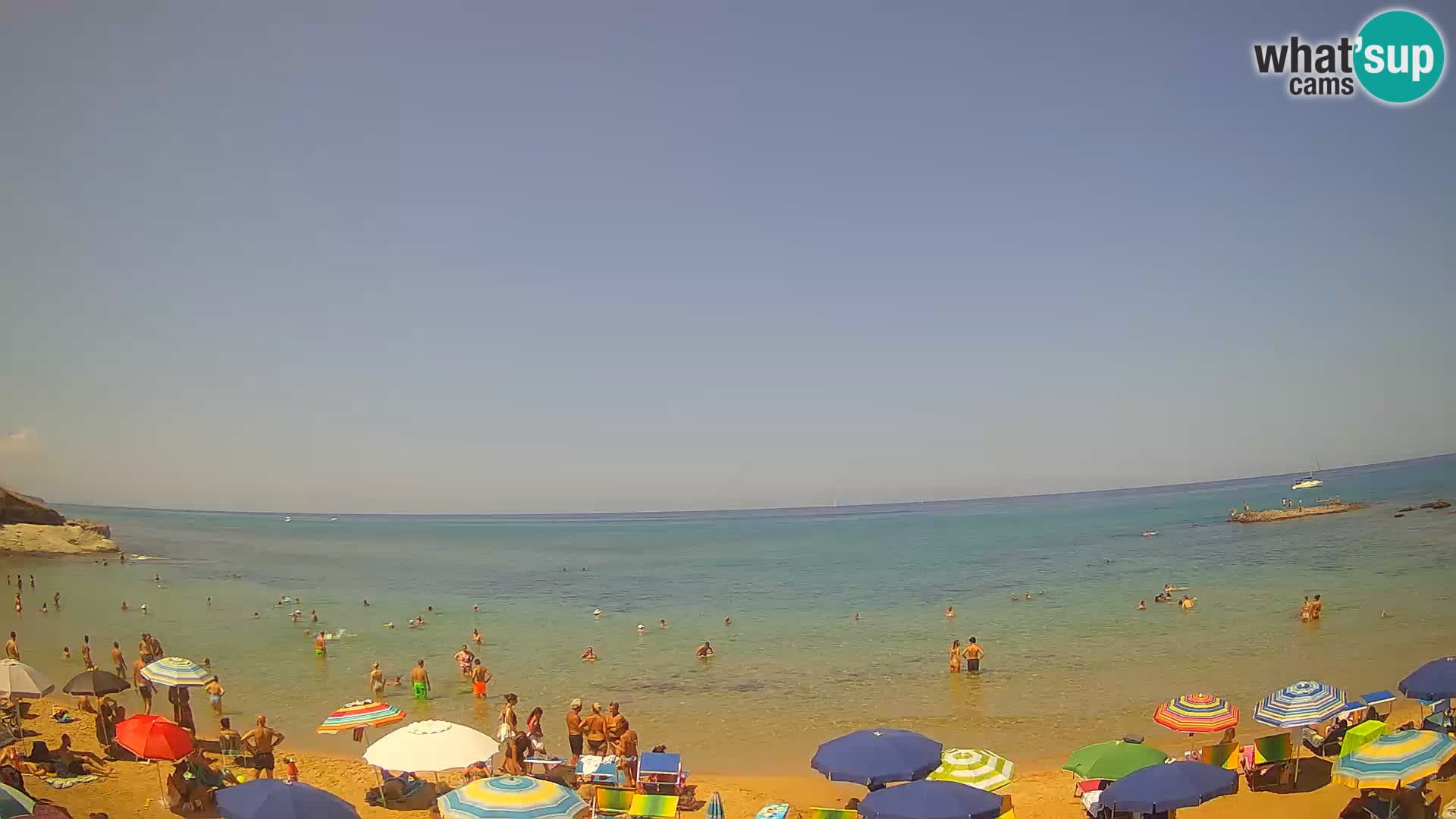 Lu Bagnu web kamera uživo Ampurias plaža – Castelsardo – Sardinija – Italija