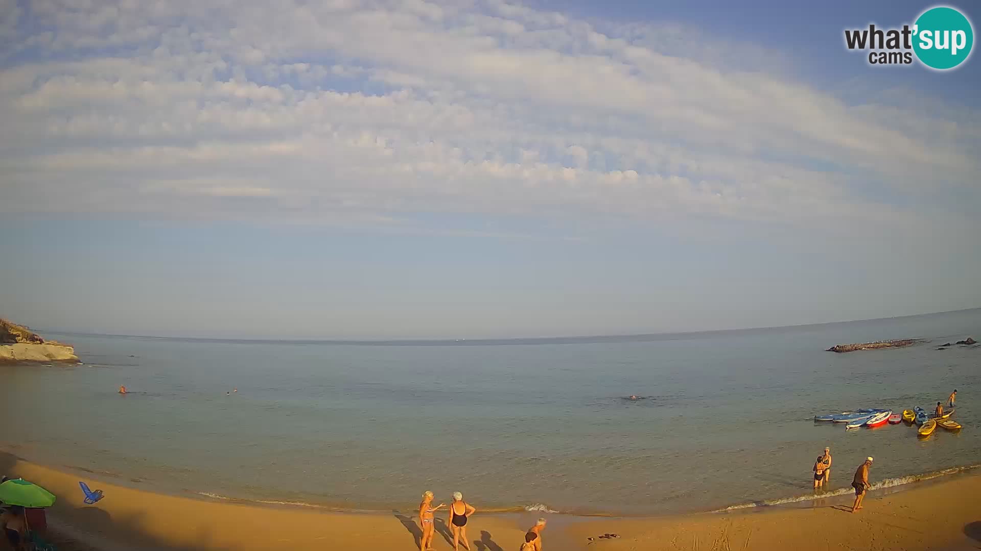 Lu Bagnu webcam en direct Plage d’Ampurias – Castelsardo – Sardaigne – Italie