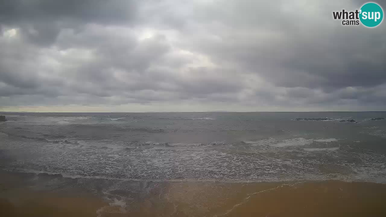 Lu Bagnu spletna kamera v živo Plaža Ampurias – Castelsardo – Sardinija – Italija