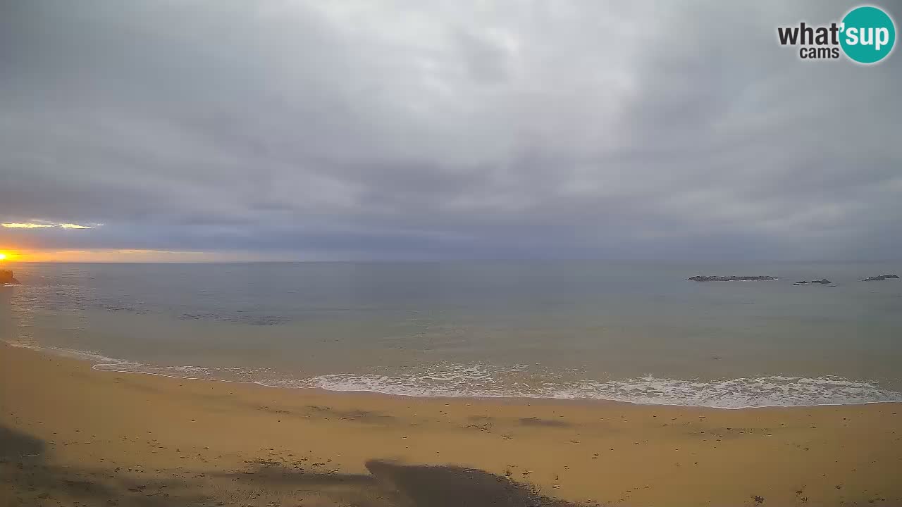 Lu Bagnu spletna kamera v živo Plaža Ampurias – Castelsardo – Sardinija – Italija