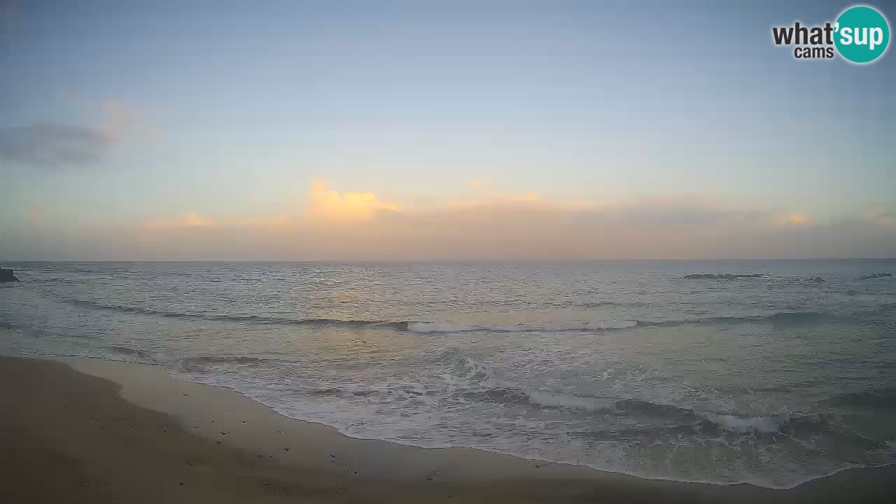 Lu Bagnu spletna kamera v živo Plaža Ampurias – Castelsardo – Sardinija – Italija