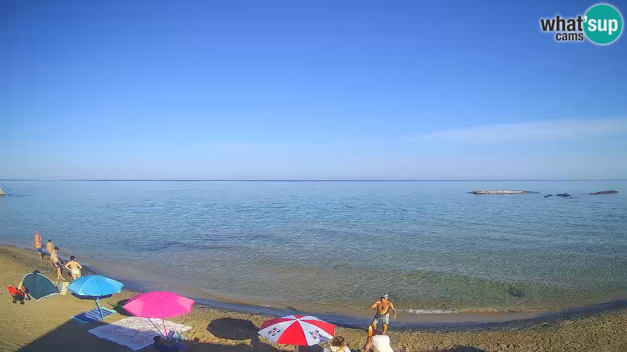 Lu Bagnu webcam en direct Plage d’Ampurias – Castelsardo – Sardaigne – Italie