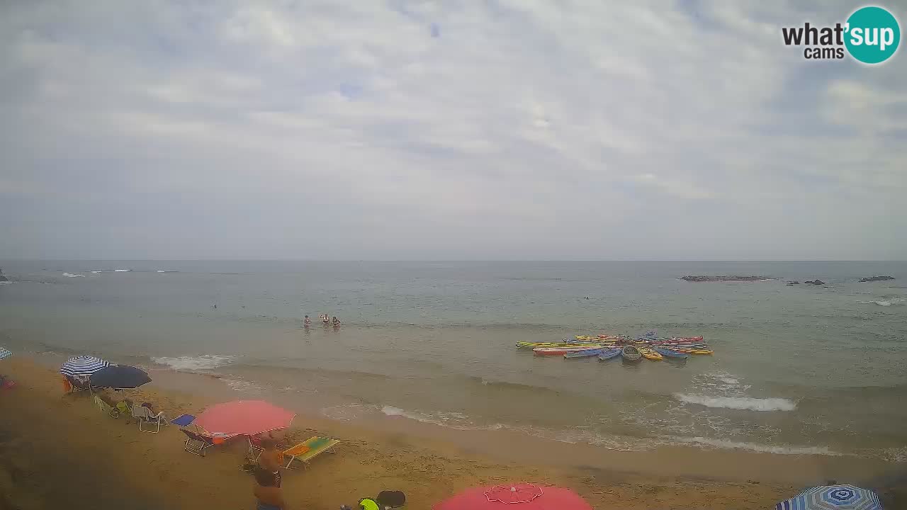 Lu Bagnu webcam en direct Plage d’Ampurias – Castelsardo – Sardaigne – Italie