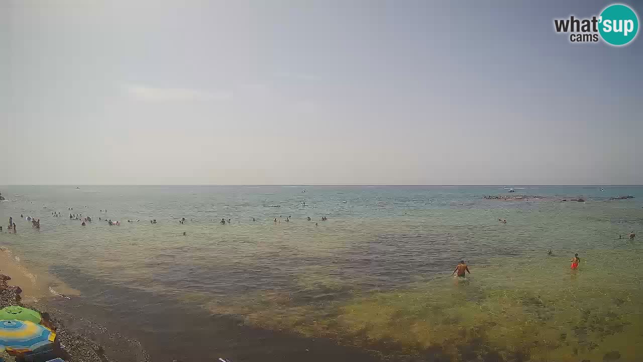 Lu Bagnu spletna kamera v živo Plaža Ampurias – Castelsardo – Sardinija – Italija
