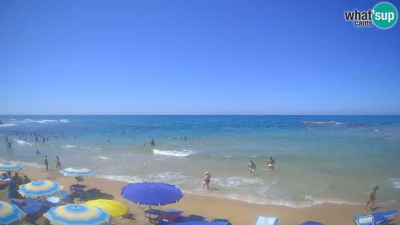 Lu Bagnu webcam en direct Plage d’Ampurias – Castelsardo – Sardaigne – Italie