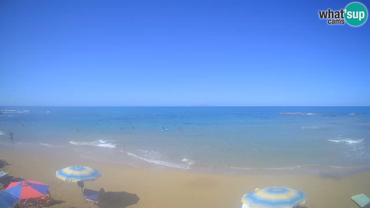 Lu Bagnu live webcam Ampurias beach – Castelsardo – Sardinia – Italy