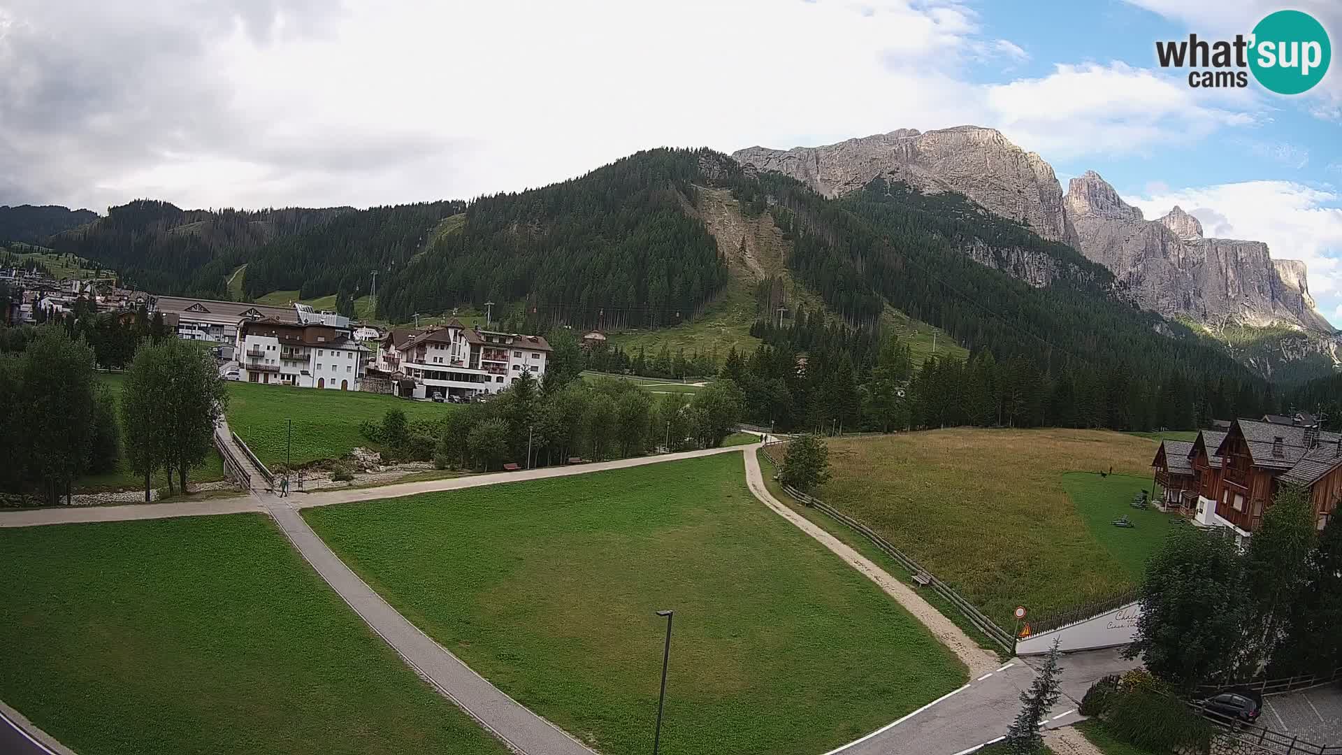 Webcam Corvara in Badia: Spectacular Views of the Sella Group