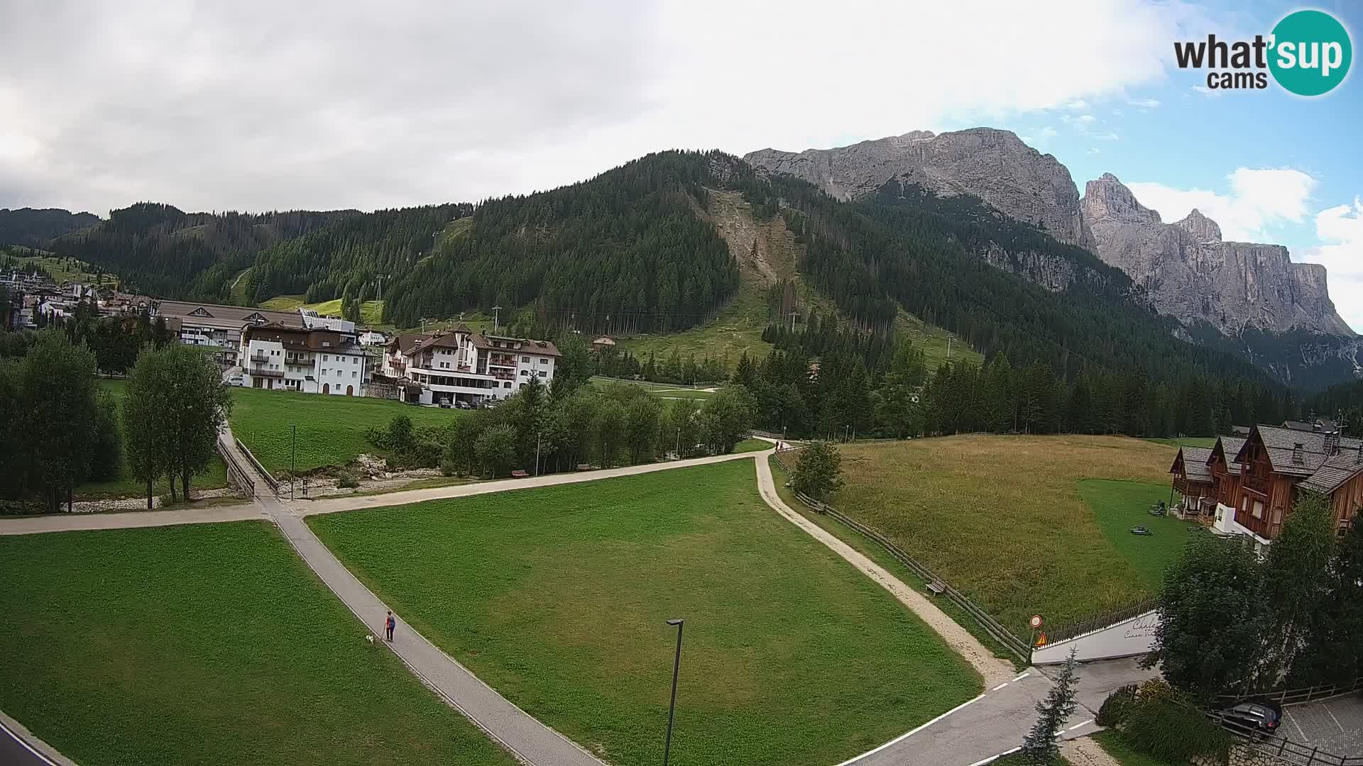 Webcam Corvara | Vista spettacolare Gruppo del Sella