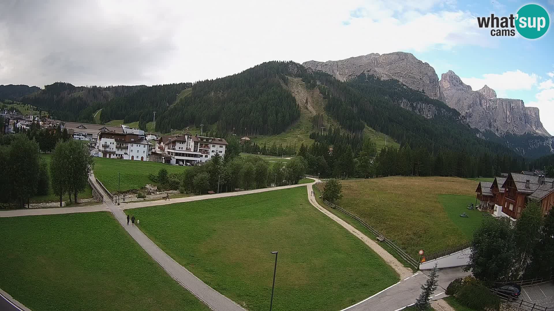 Webcam Corvara | Vista spettacolare Gruppo del Sella