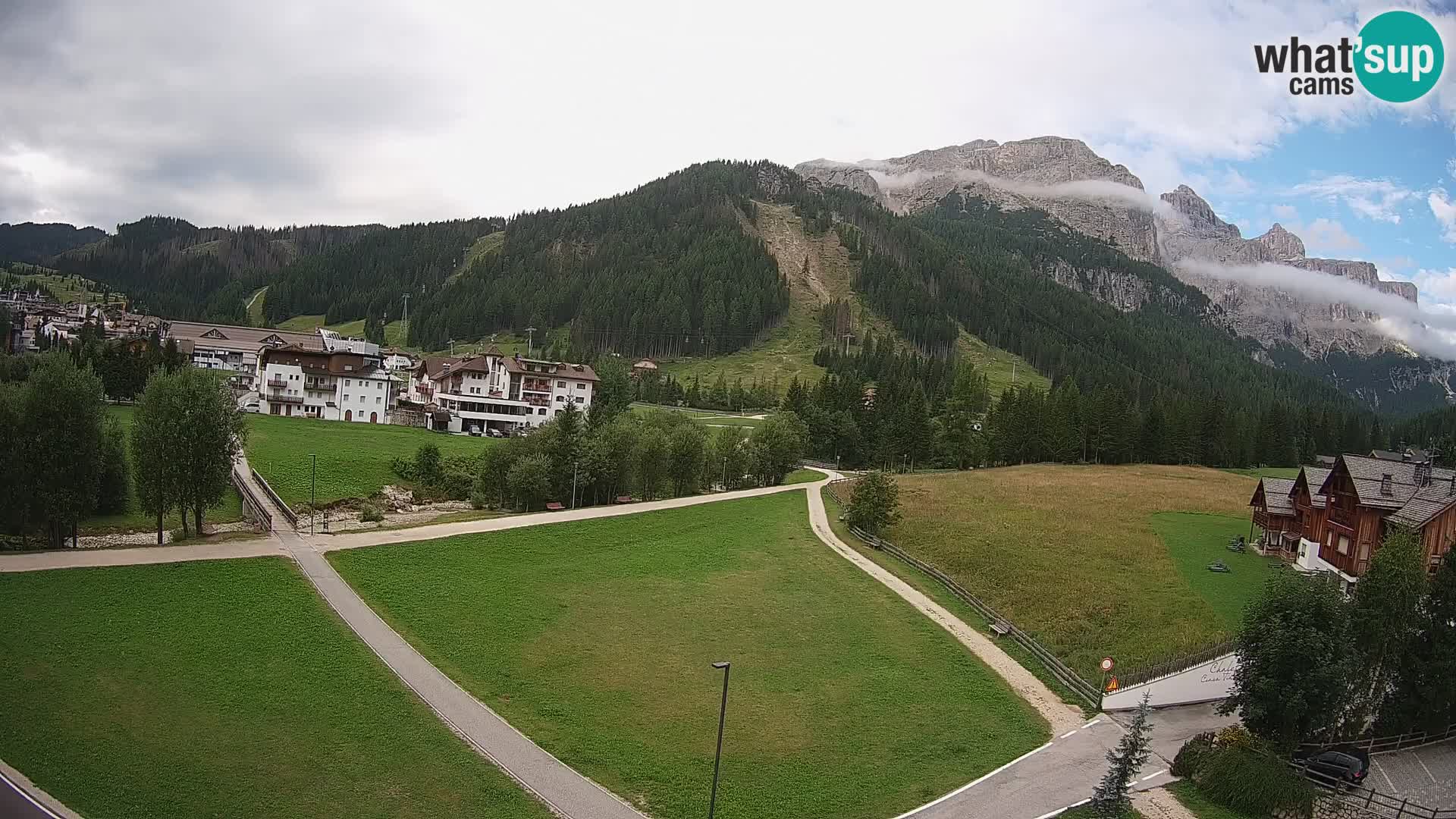 Webcam Corvara in Badia: Spectacular Views of the Sella Group