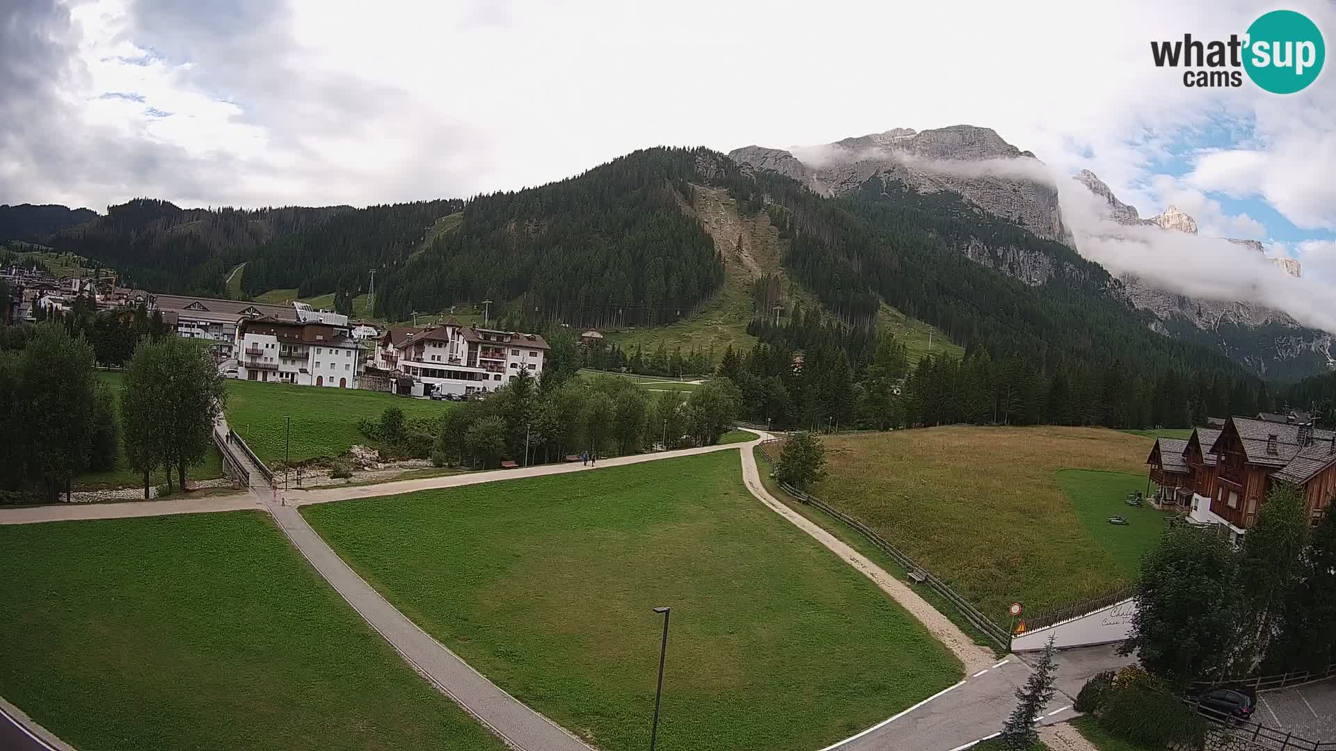 Webcam Corvara in Badia: Spectacular Views of the Sella Group