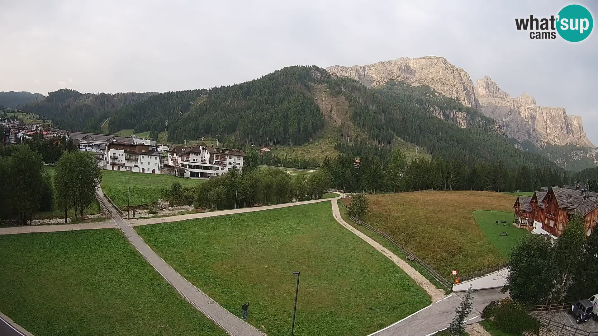 Webcam Corvara | Vista spettacolare Gruppo del Sella