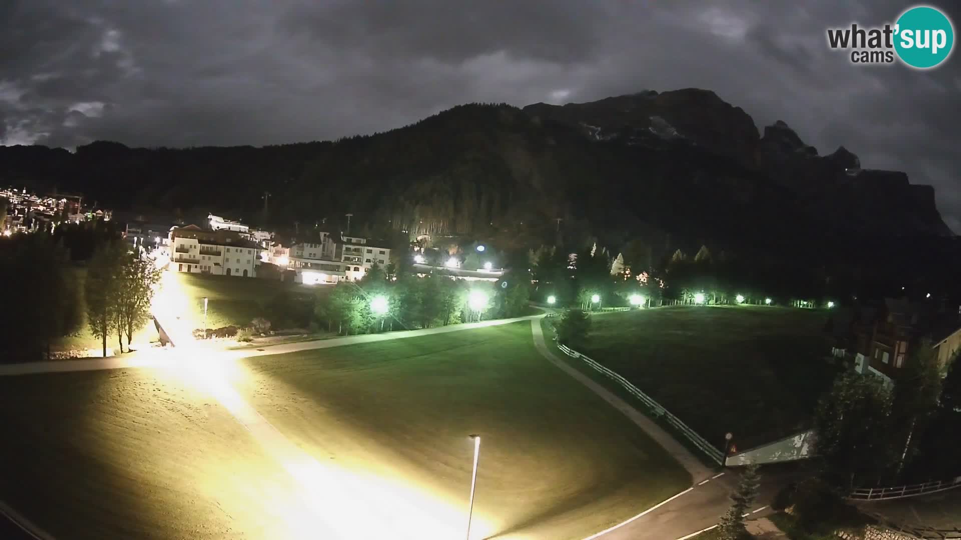 Webcam Corvara in Badia: Spectacular Views of the Sella Group