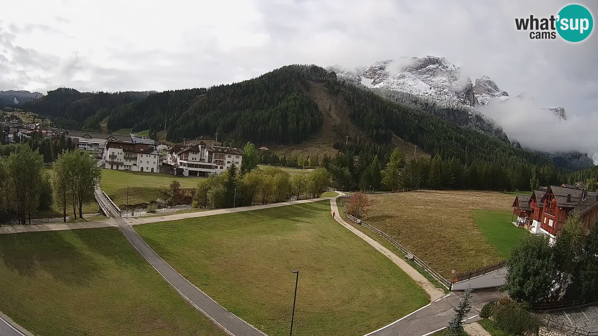 Webcam Corvara in Badia: Spectacular Views of the Sella Group