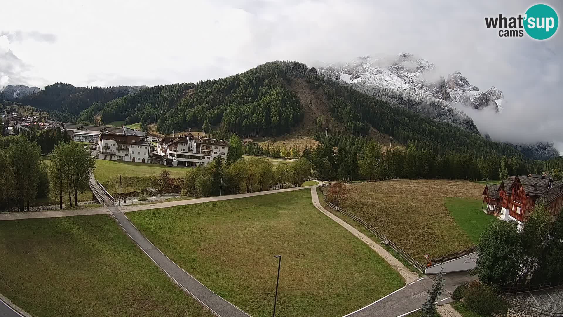 Webcam Corvara in Badia: Spectacular Views of the Sella Group