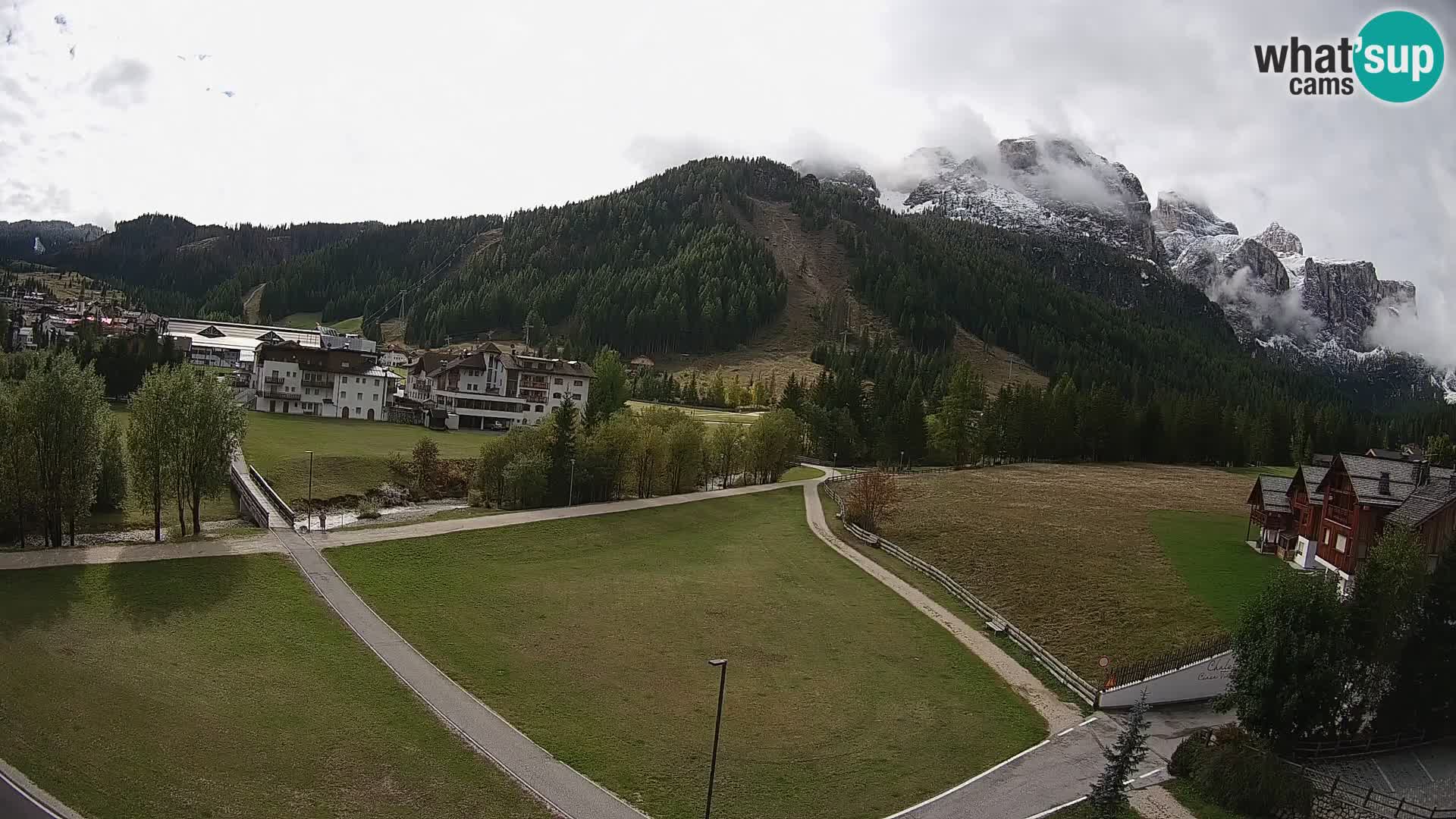 Webcam Corvara | Vista spettacolare Gruppo del Sella