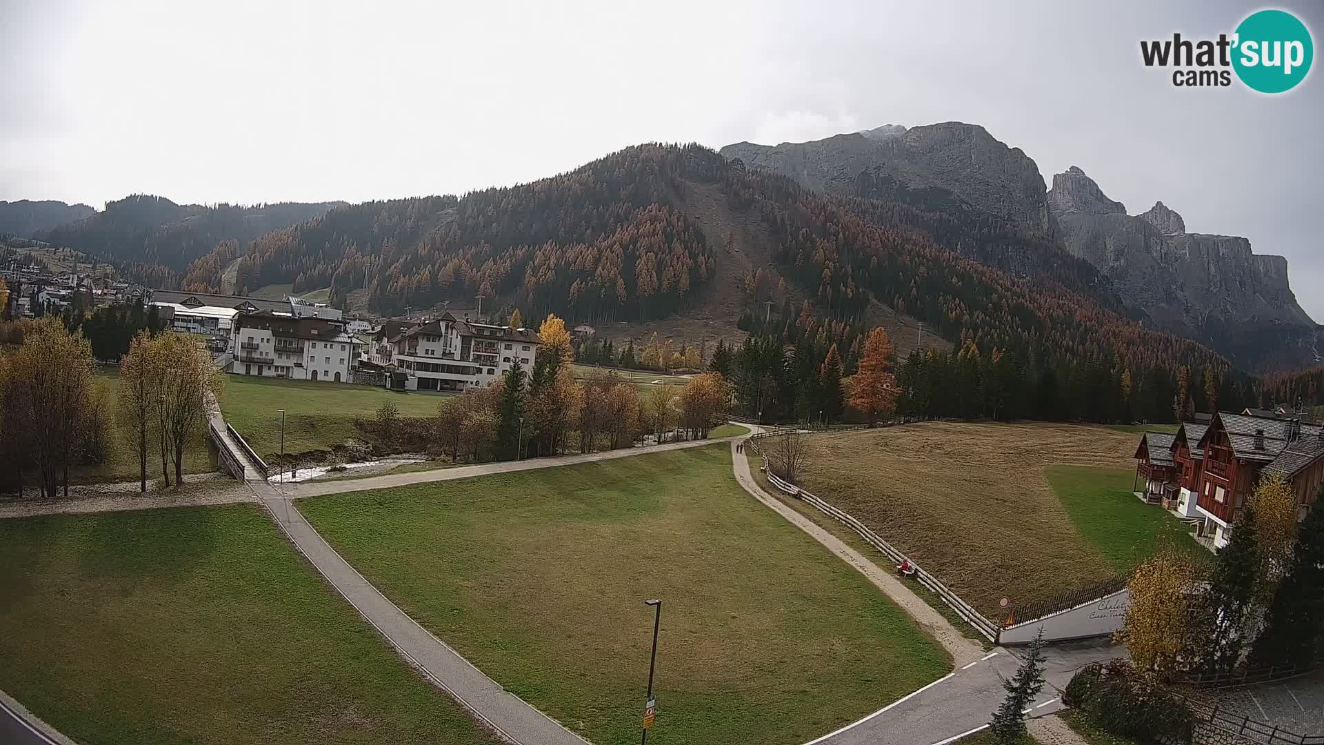 Webcam Corvara | Vista spettacolare Gruppo del Sella