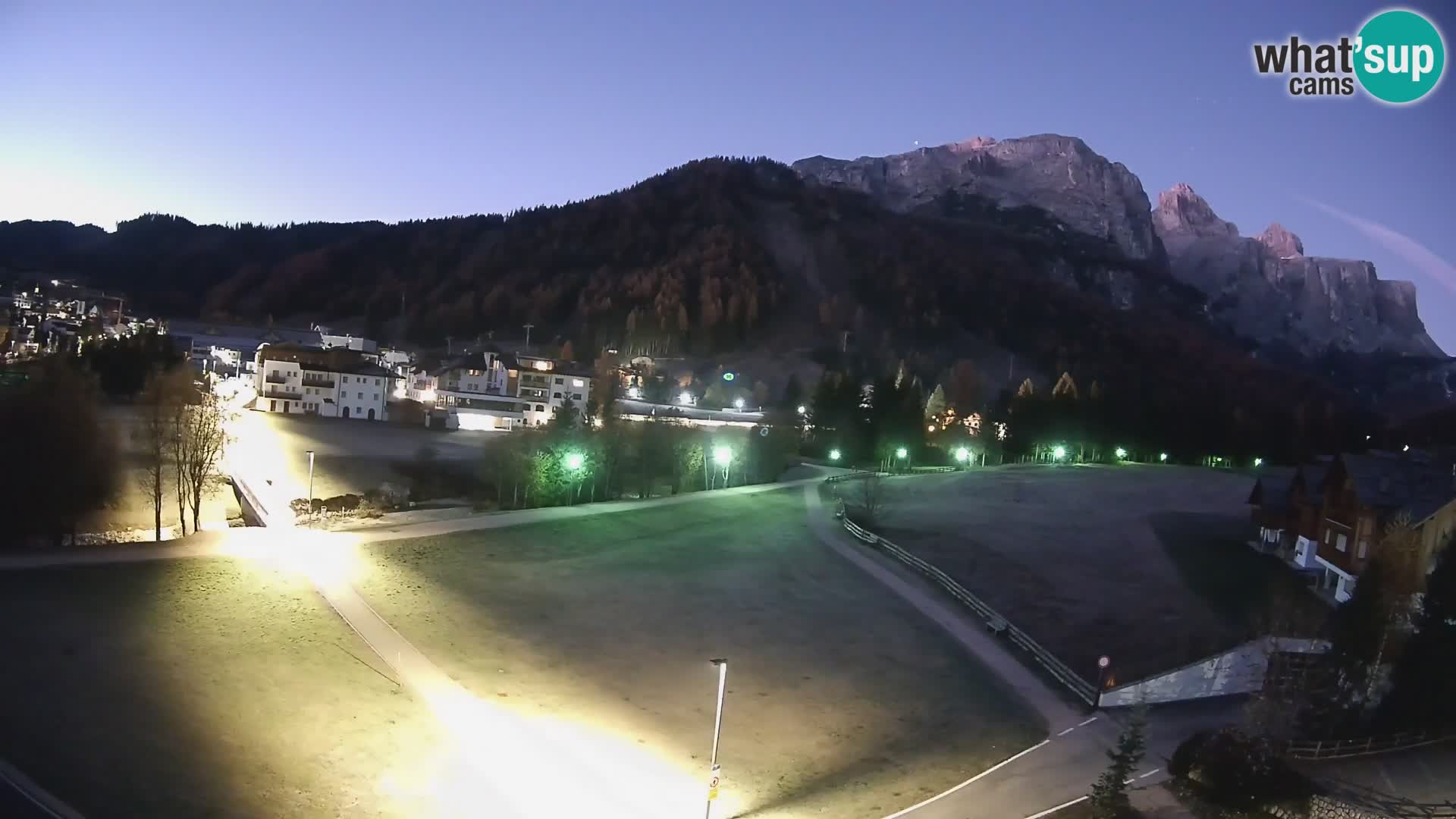 Webcam Corvara | Vista spettacolare Gruppo del Sella