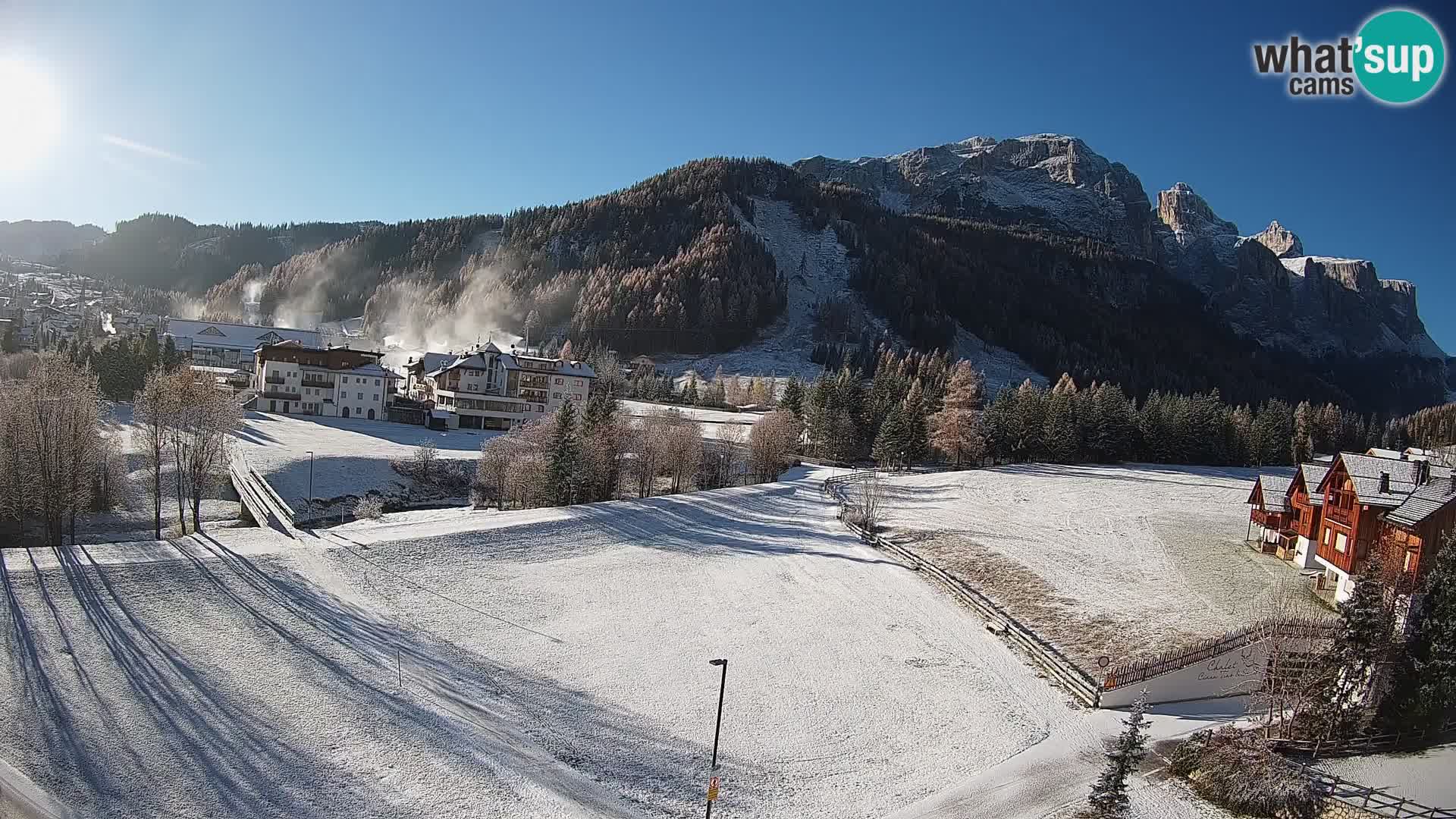 Webcam Corvara | Vista spettacolare Gruppo del Sella