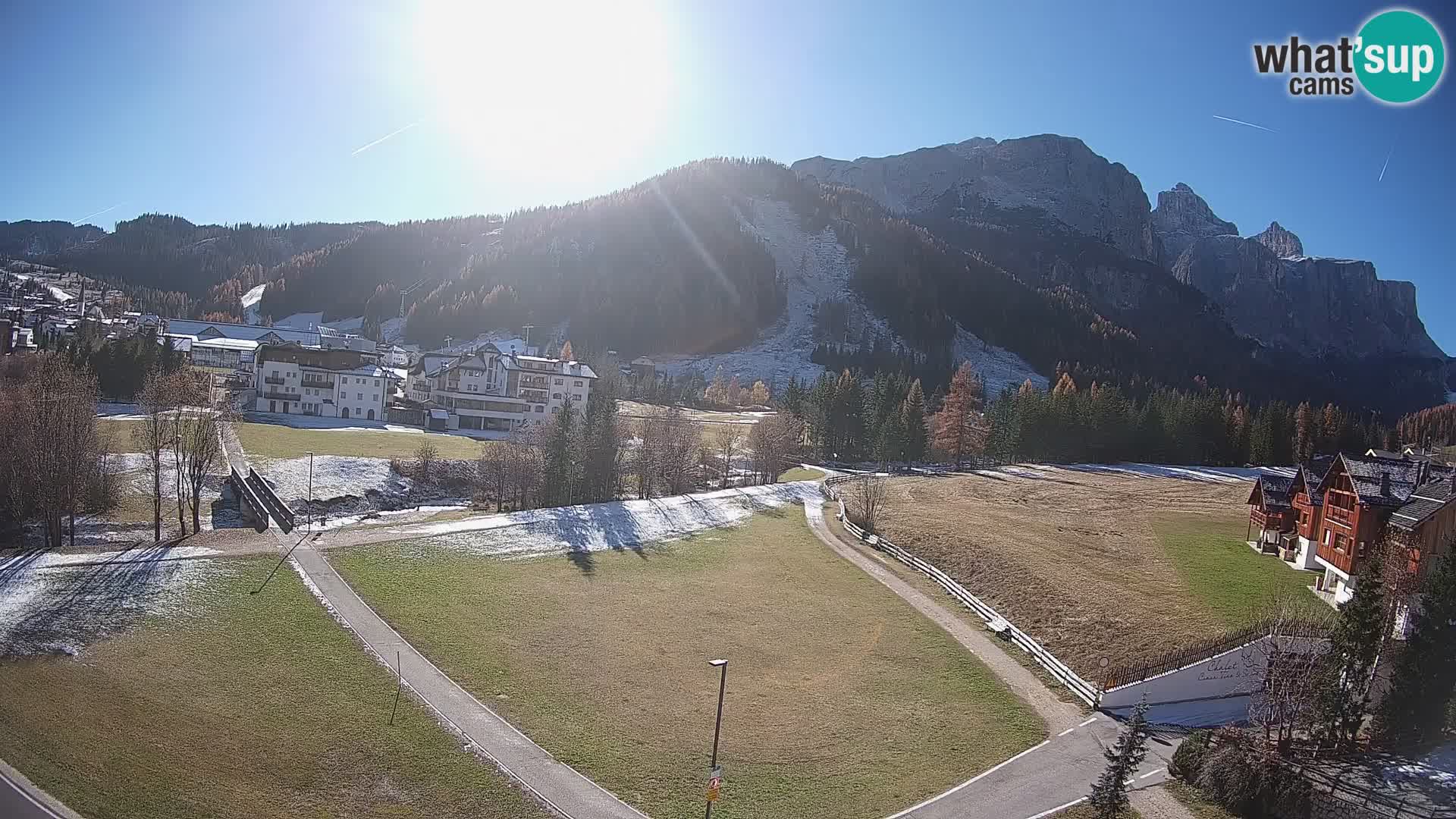 Webcam Corvara in Badia: Spectacular Views of the Sella Group