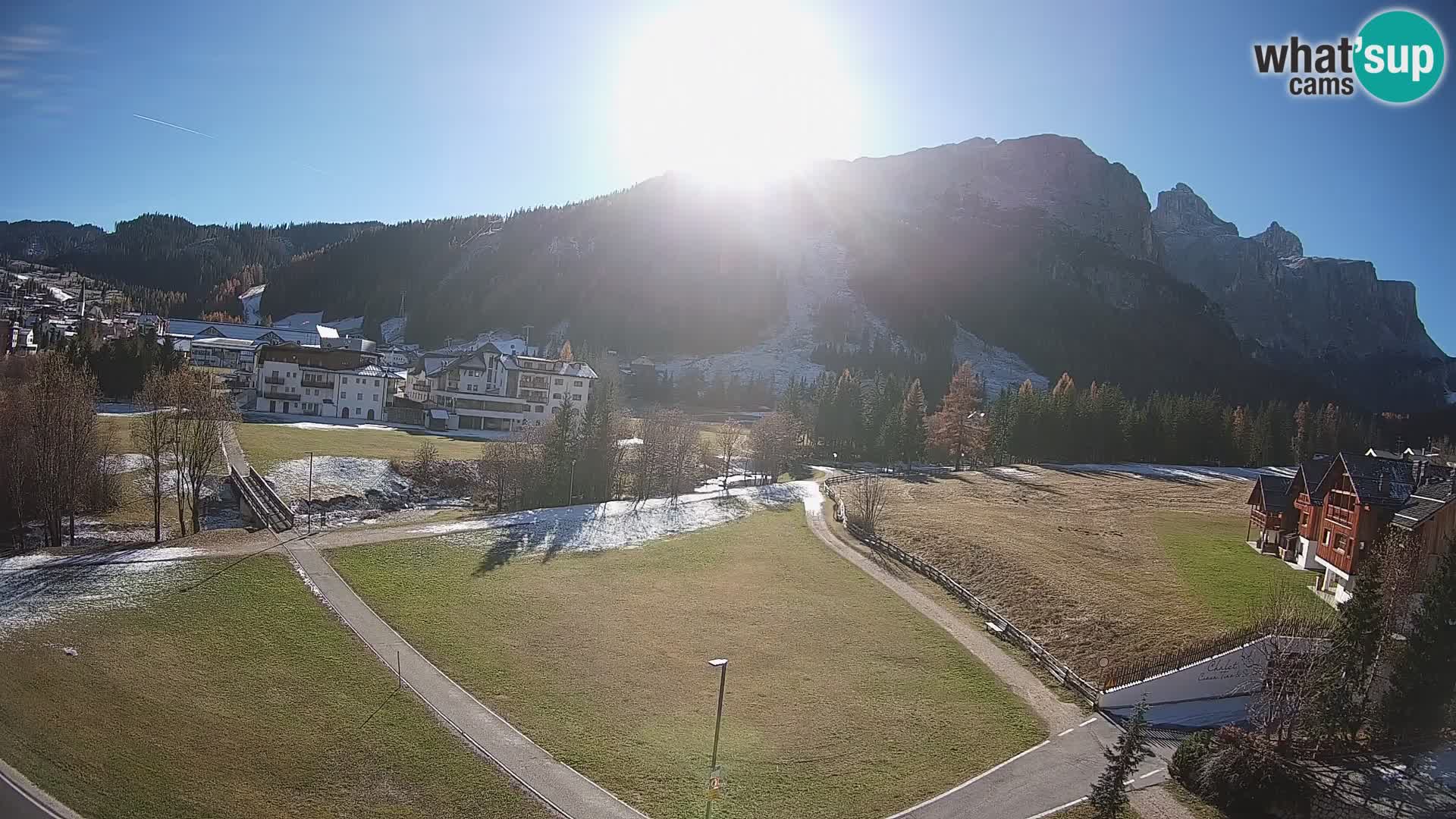 Webcam Corvara | Vista spettacolare Gruppo del Sella