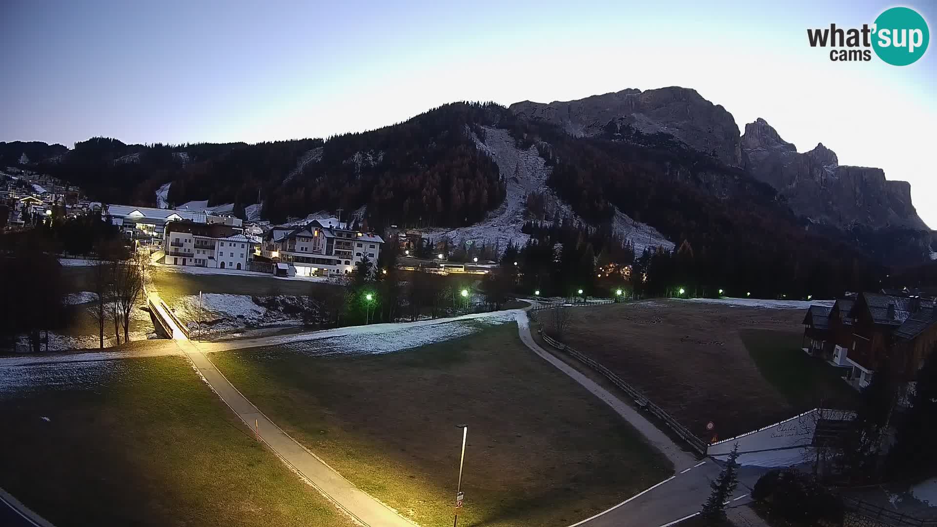 Webcam Corvara | Vista spettacolare Gruppo del Sella