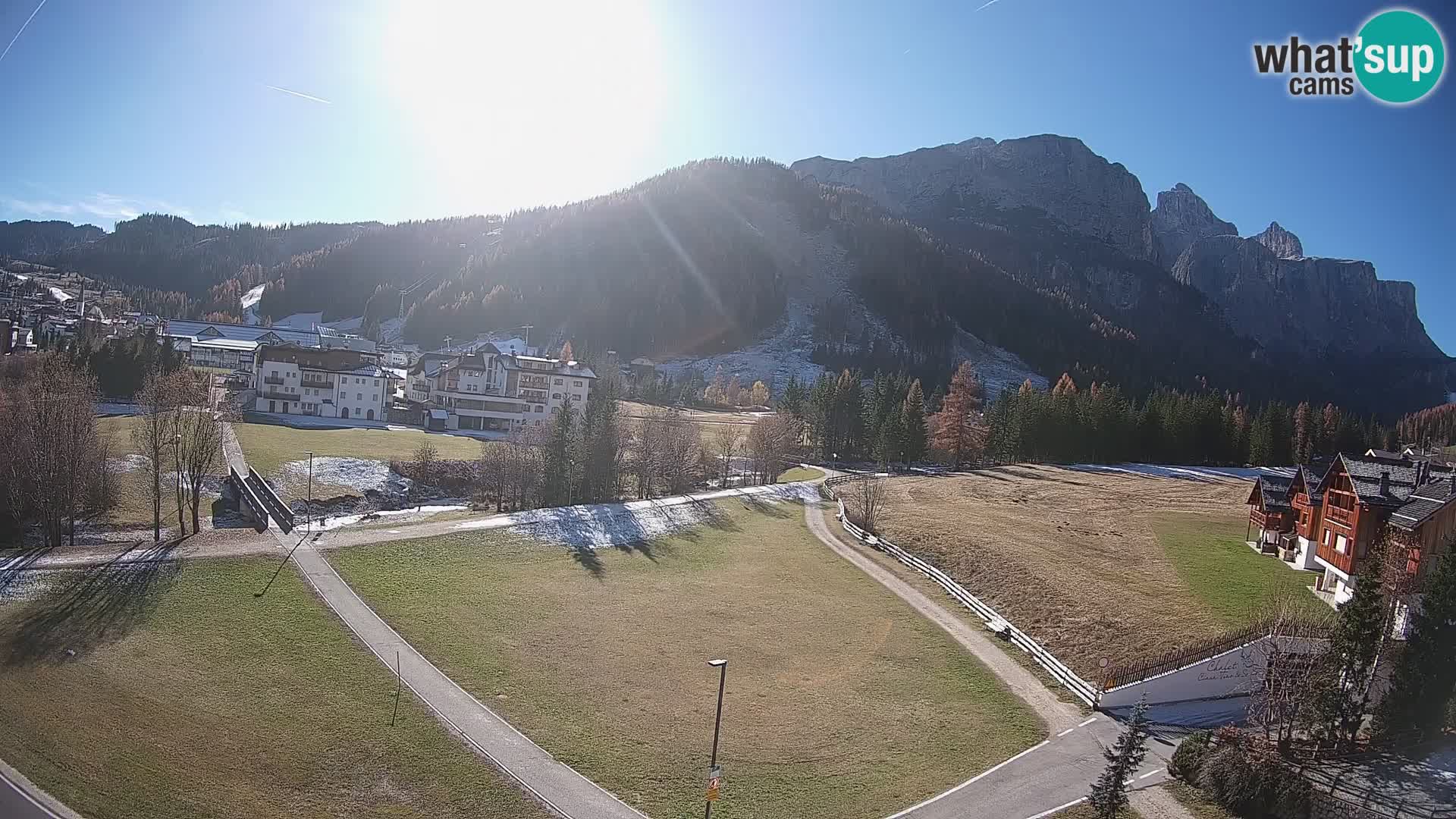 Webcam Corvara in Badia: Spectacular Views of the Sella Group