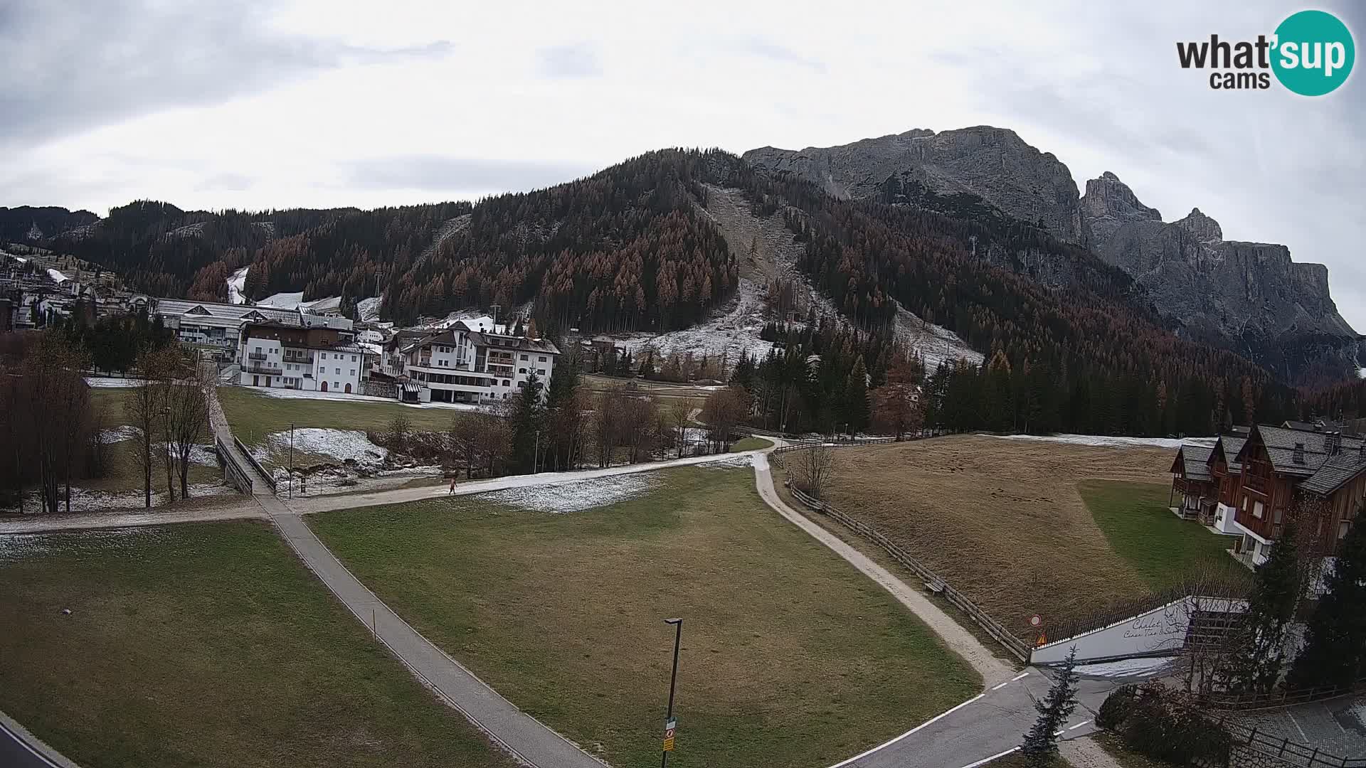 Corvara webcam | Spektakuläre Ausblicke auf die Sellagruppe