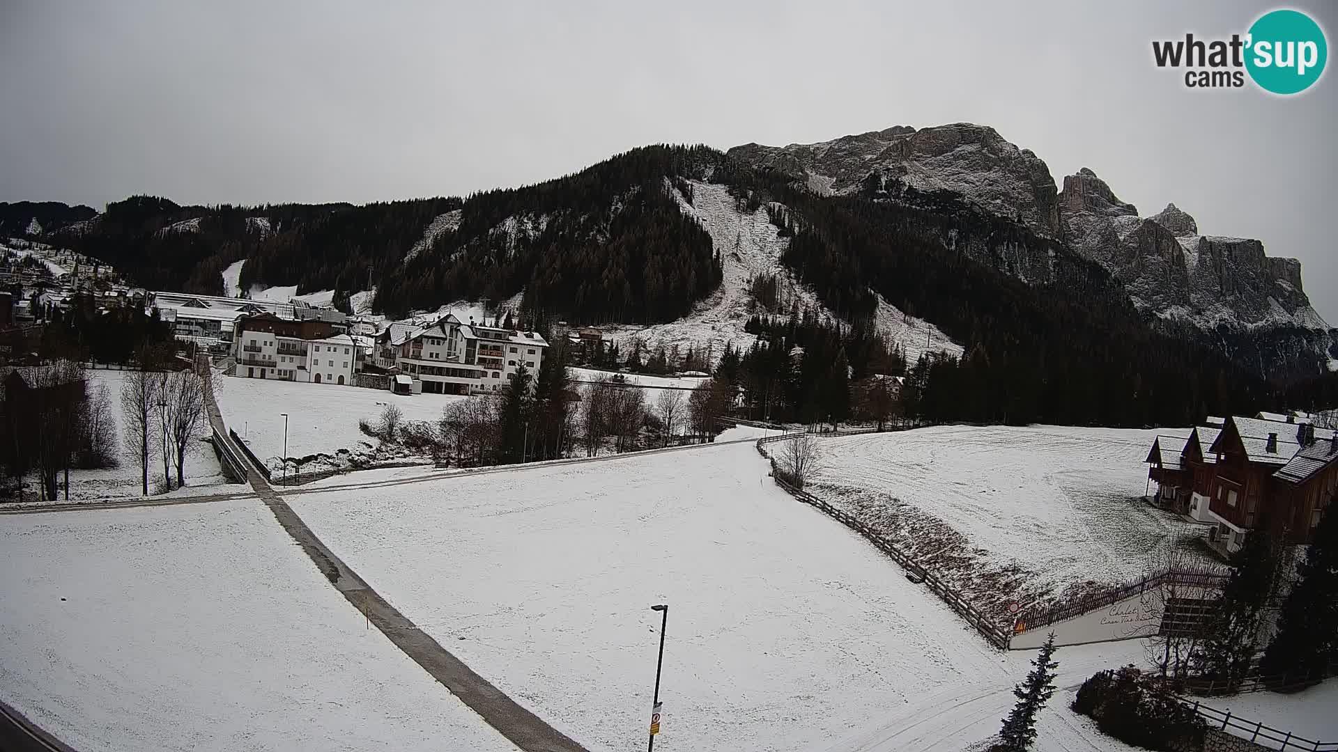 Webcam Corvara | Vista spettacolare Gruppo del Sella