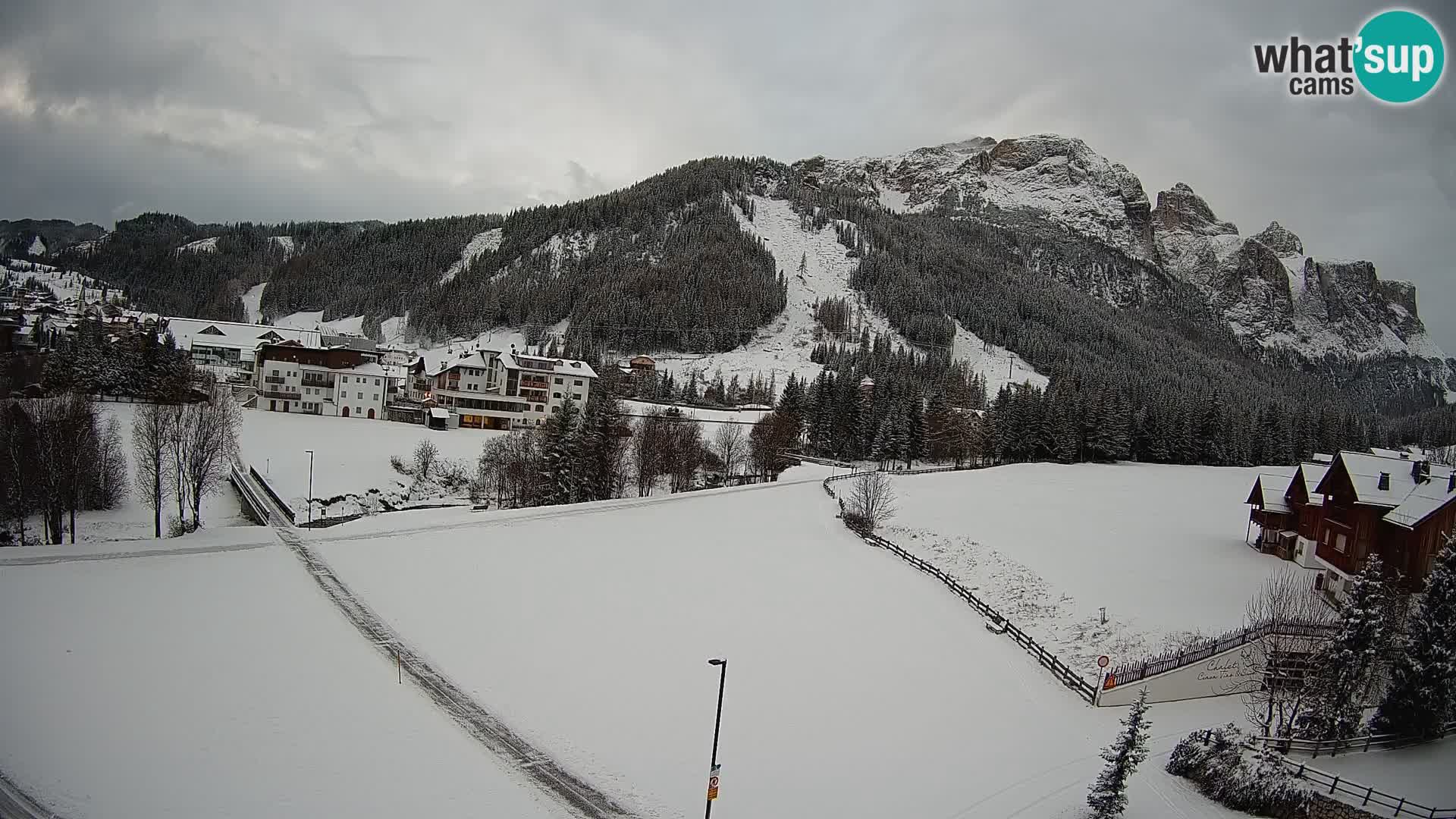 Webcam Corvara | Vista spettacolare Gruppo del Sella