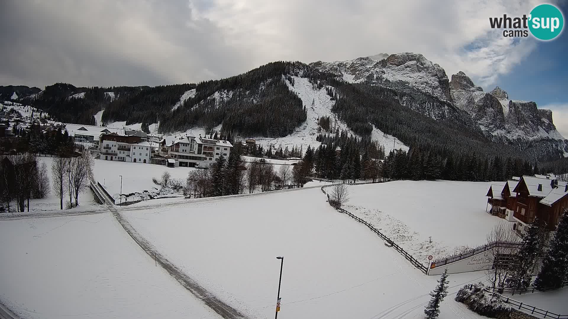 Webcam Corvara | Vista spettacolare Gruppo del Sella