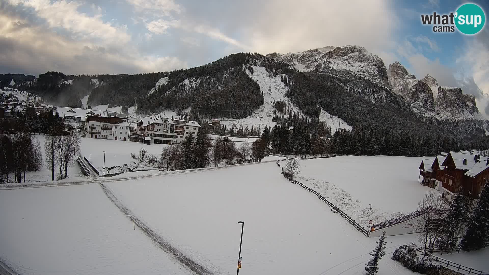 Corvara webcam | Spektakuläre Ausblicke auf die Sellagruppe