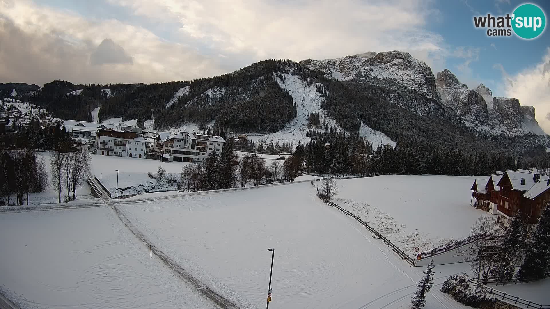 Webcam Corvara | Vista spettacolare Gruppo del Sella