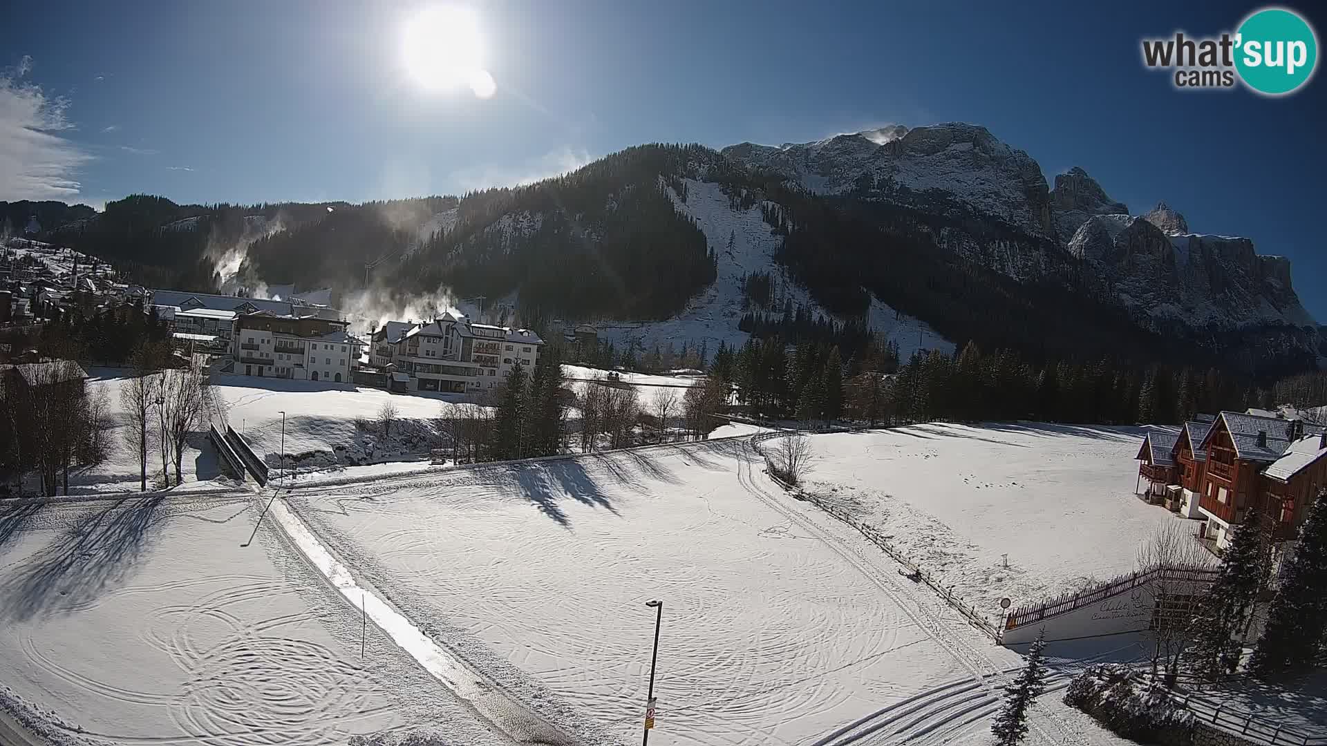 Webcam Corvara | Vista spettacolare Gruppo del Sella