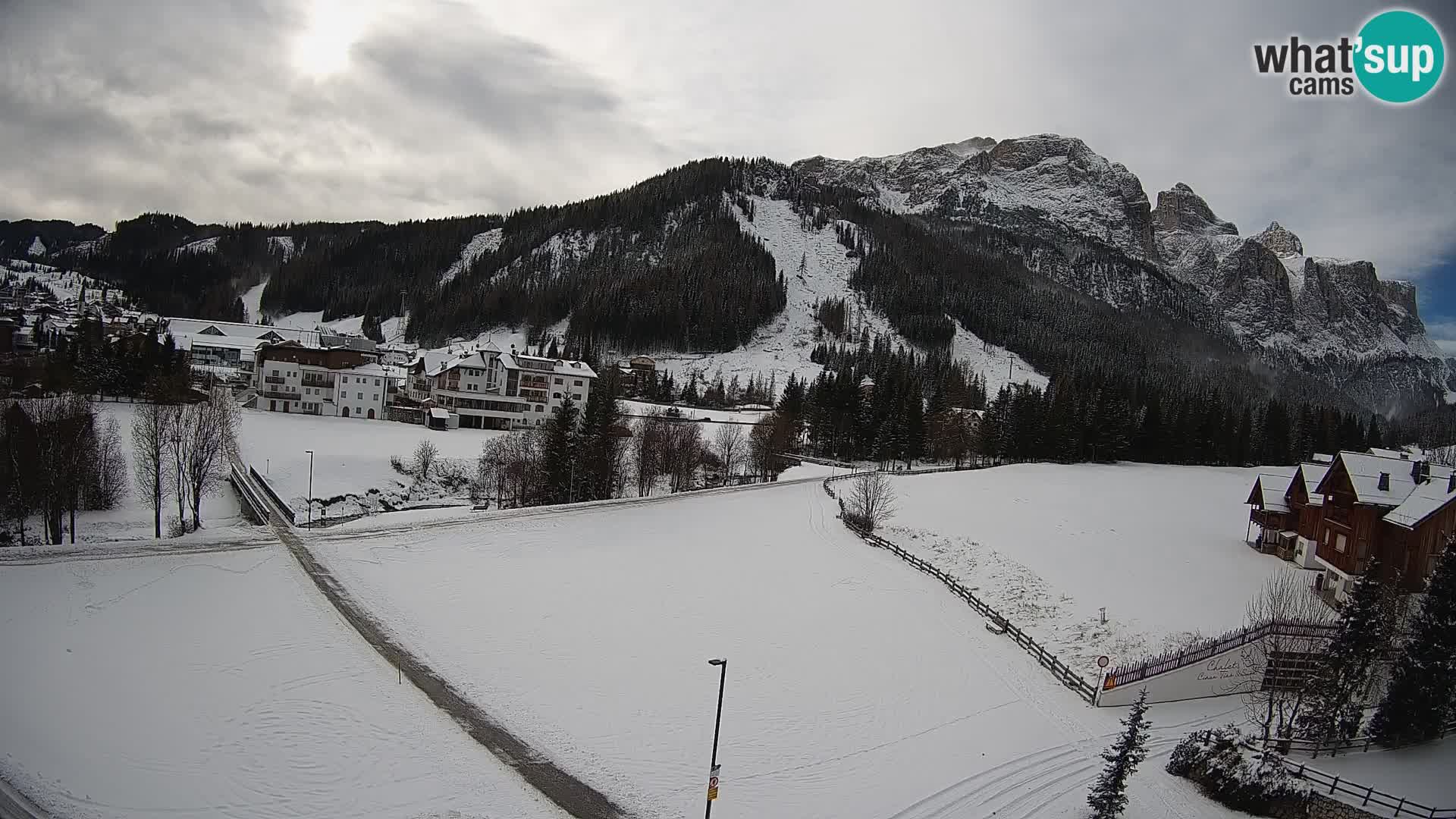 Webcam Corvara | Vista spettacolare Gruppo del Sella