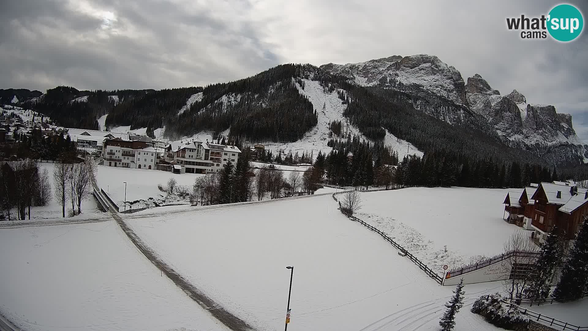 Webcam Corvara | Vista spettacolare Gruppo del Sella