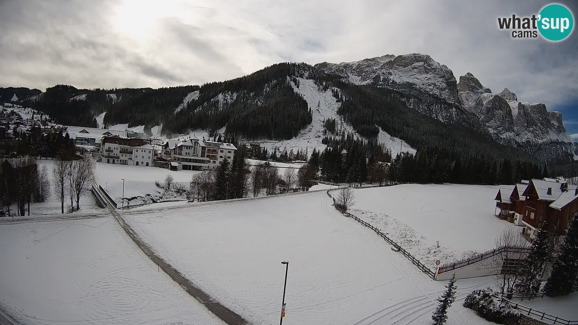 Webcam Corvara | Vista spettacolare Gruppo del Sella