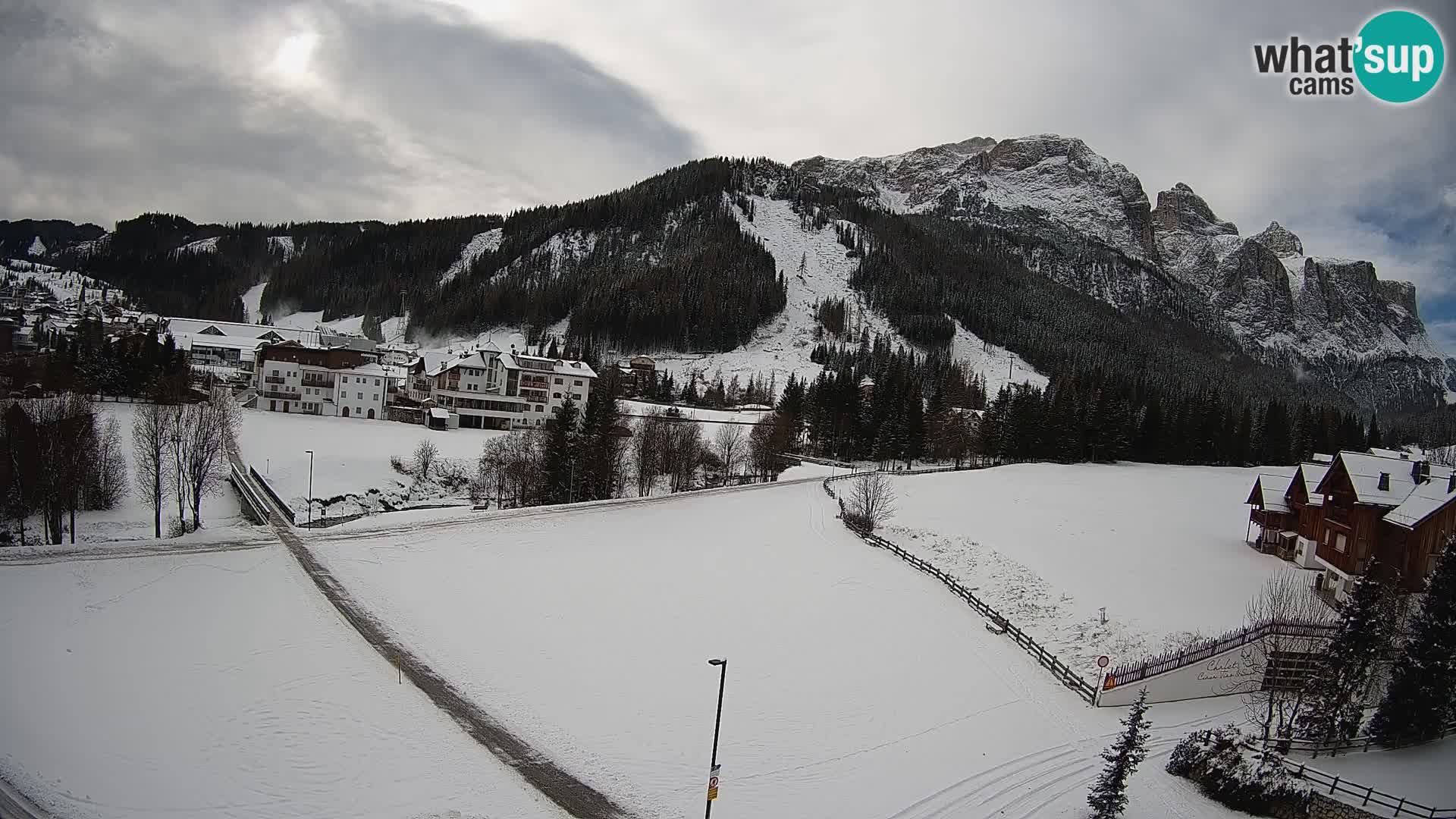 Corvara webcam | Spektakuläre Ausblicke auf die Sellagruppe