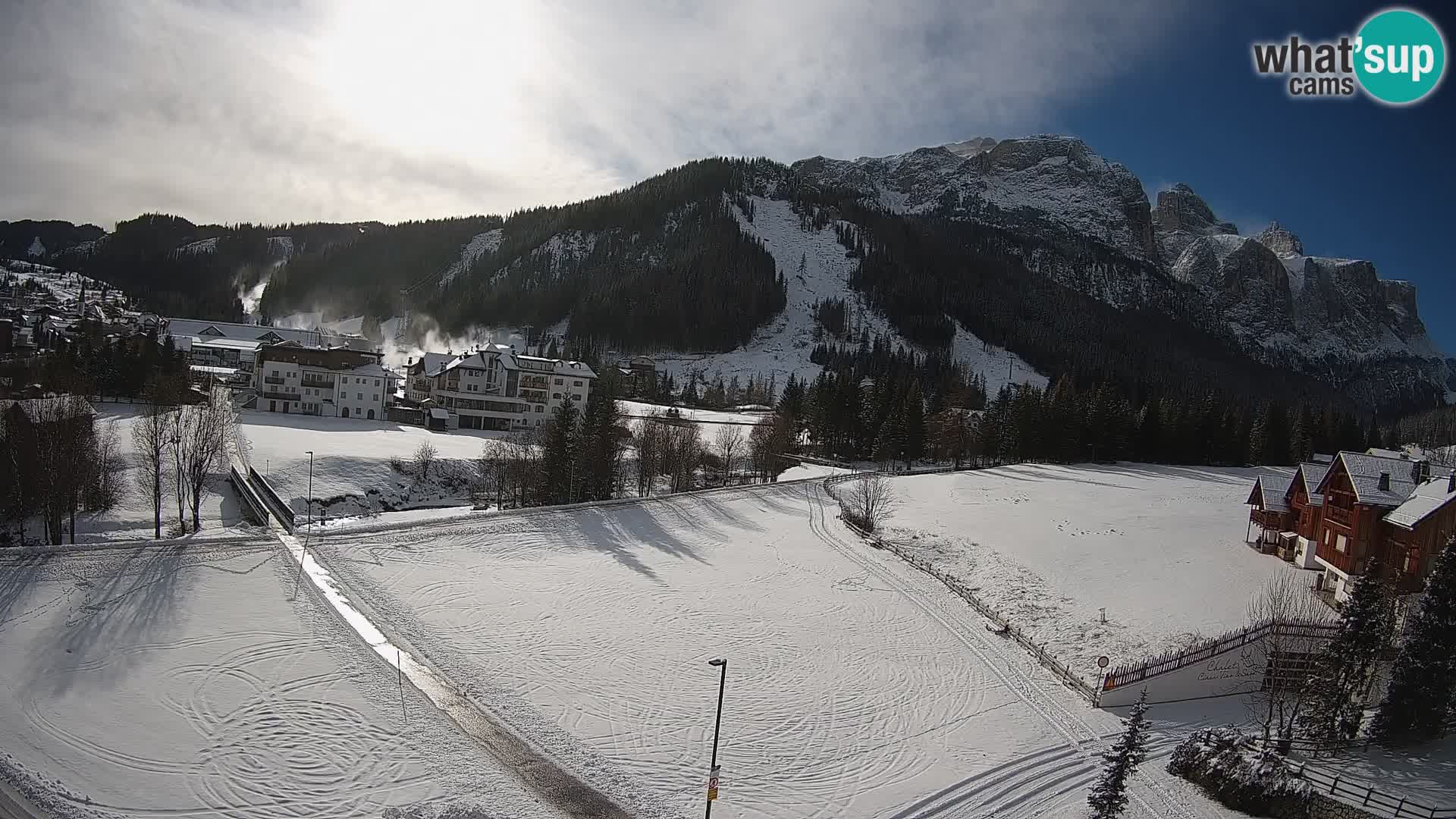 Webcam Corvara | Vista spettacolare Gruppo del Sella