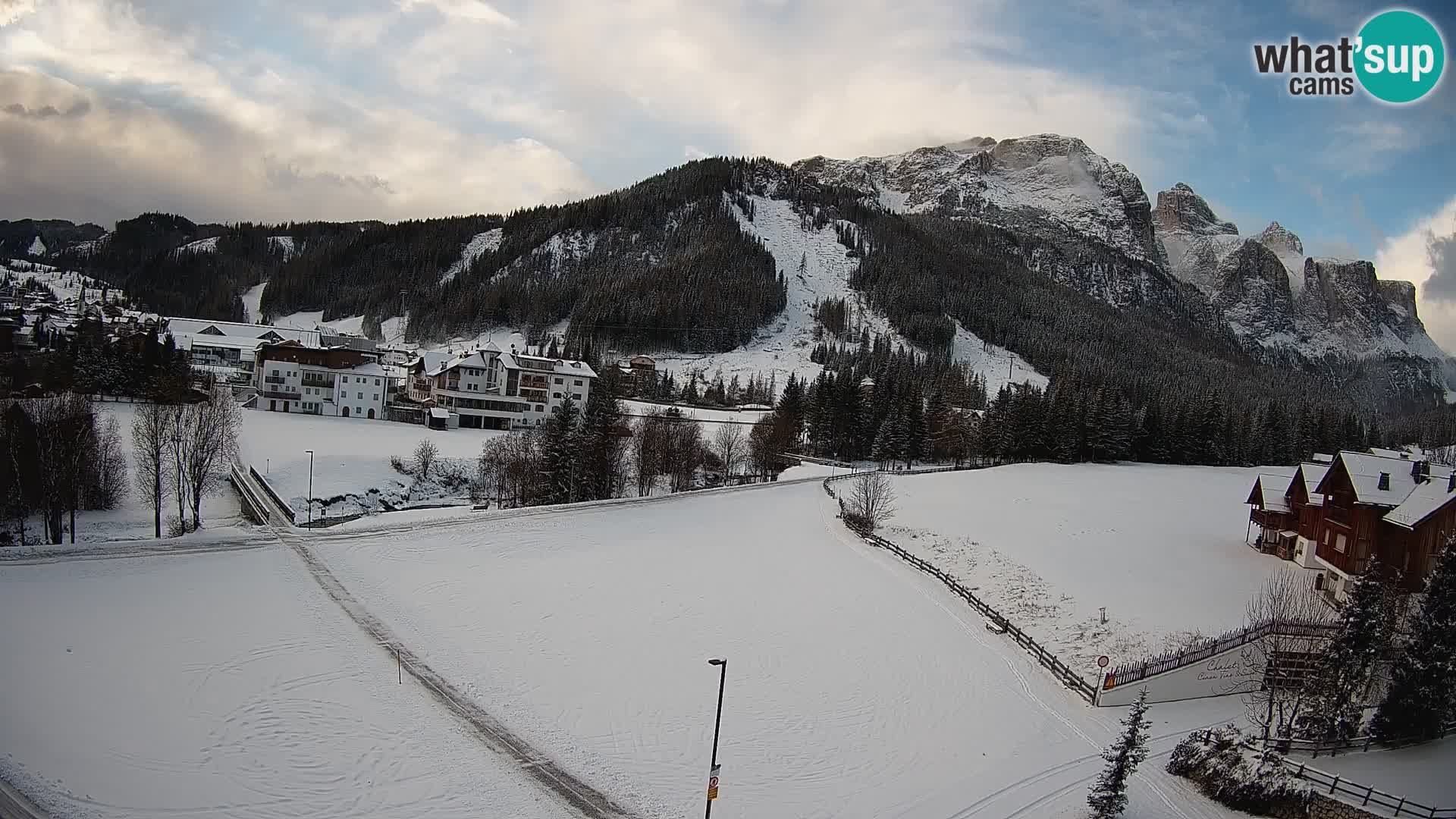 Corvara webcam | Spektakuläre Ausblicke auf die Sellagruppe