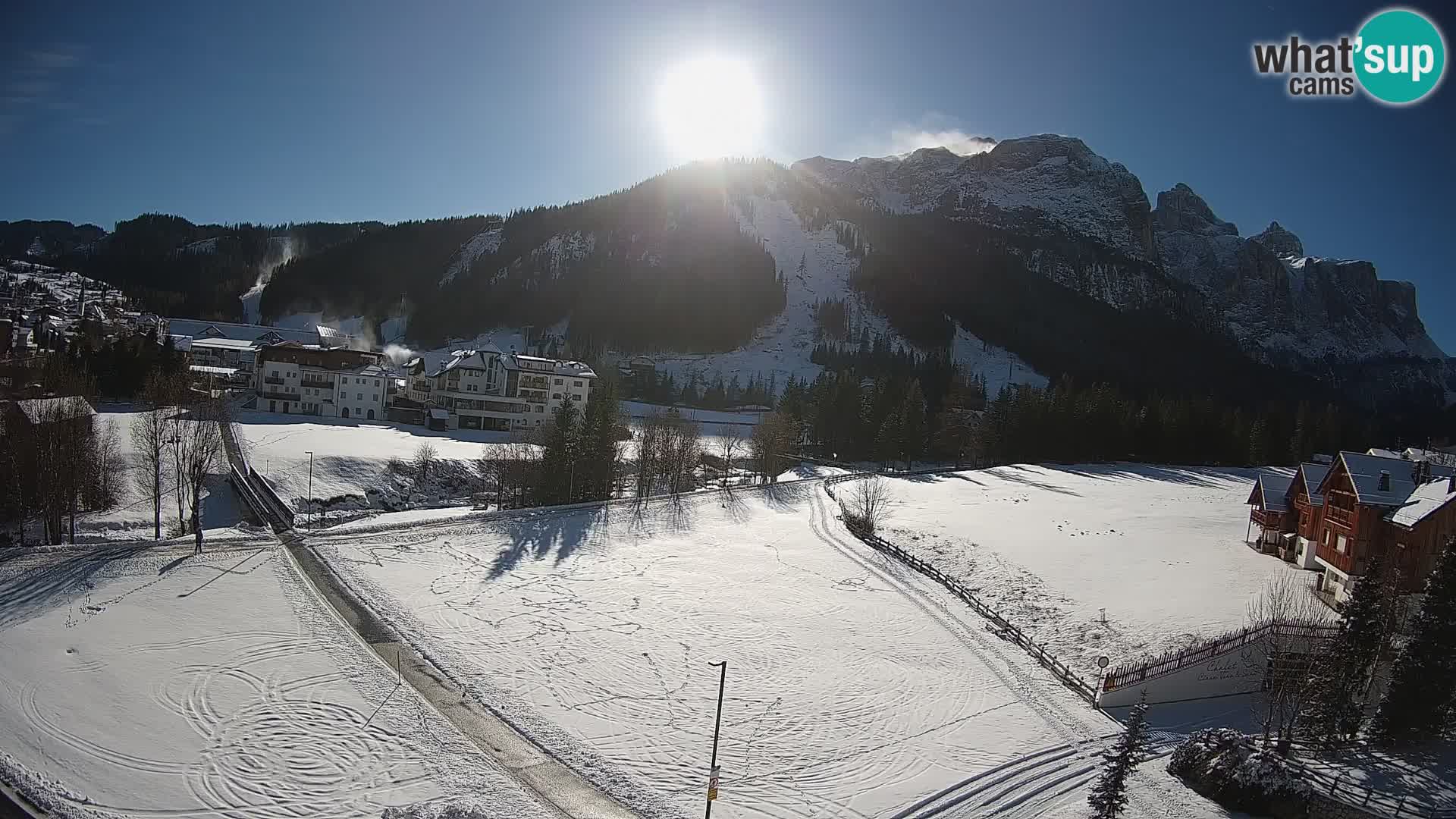 Webcam Corvara | Vista spettacolare Gruppo del Sella