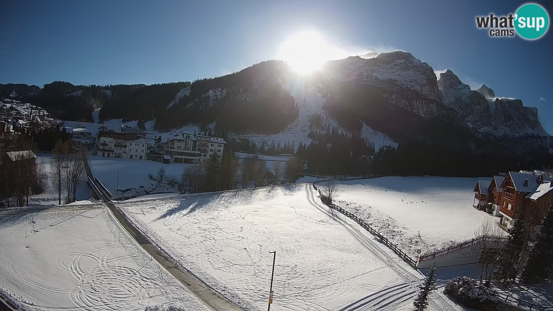 Webcam Corvara | Vista spettacolare Gruppo del Sella