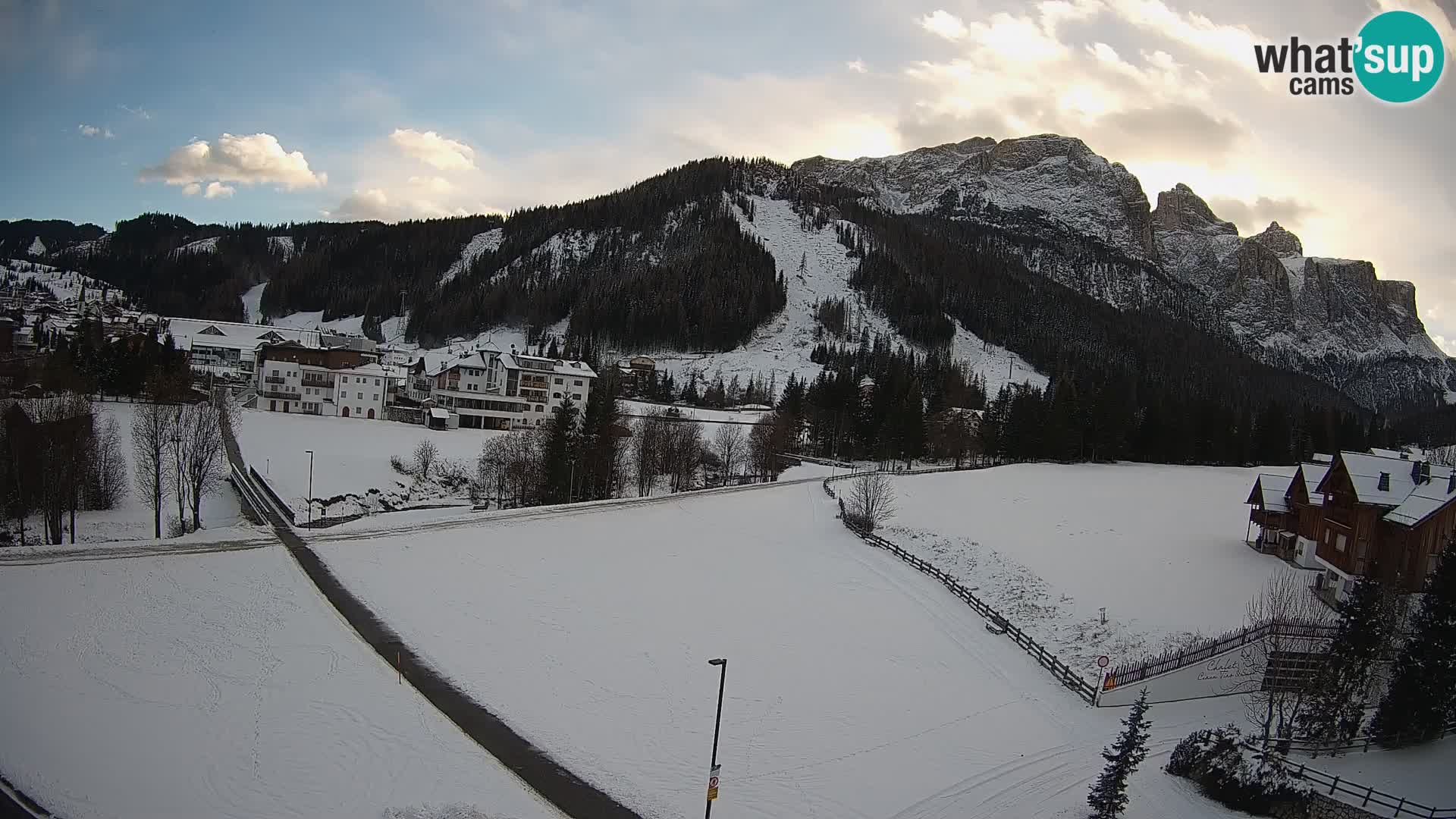 Webcam Corvara | Vista spettacolare Gruppo del Sella