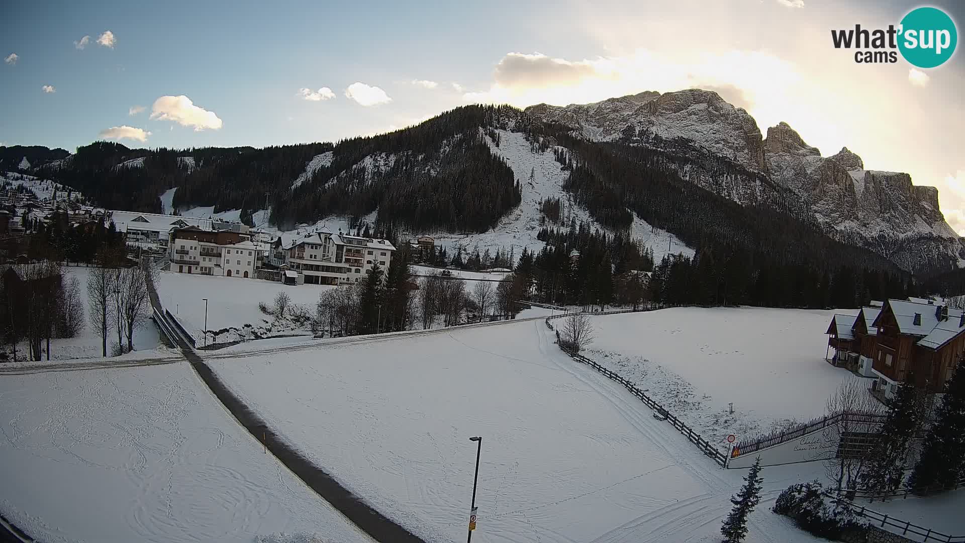 Webcam Corvara | Vista spettacolare Gruppo del Sella