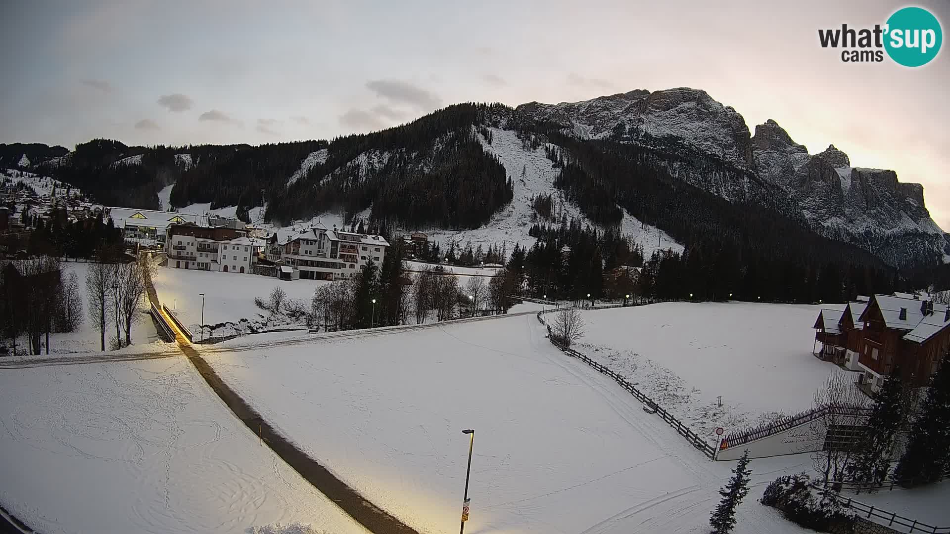 Webcam Corvara | Vista spettacolare Gruppo del Sella