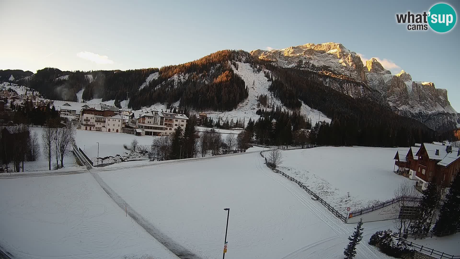 Webcam Corvara | Vista spettacolare Gruppo del Sella