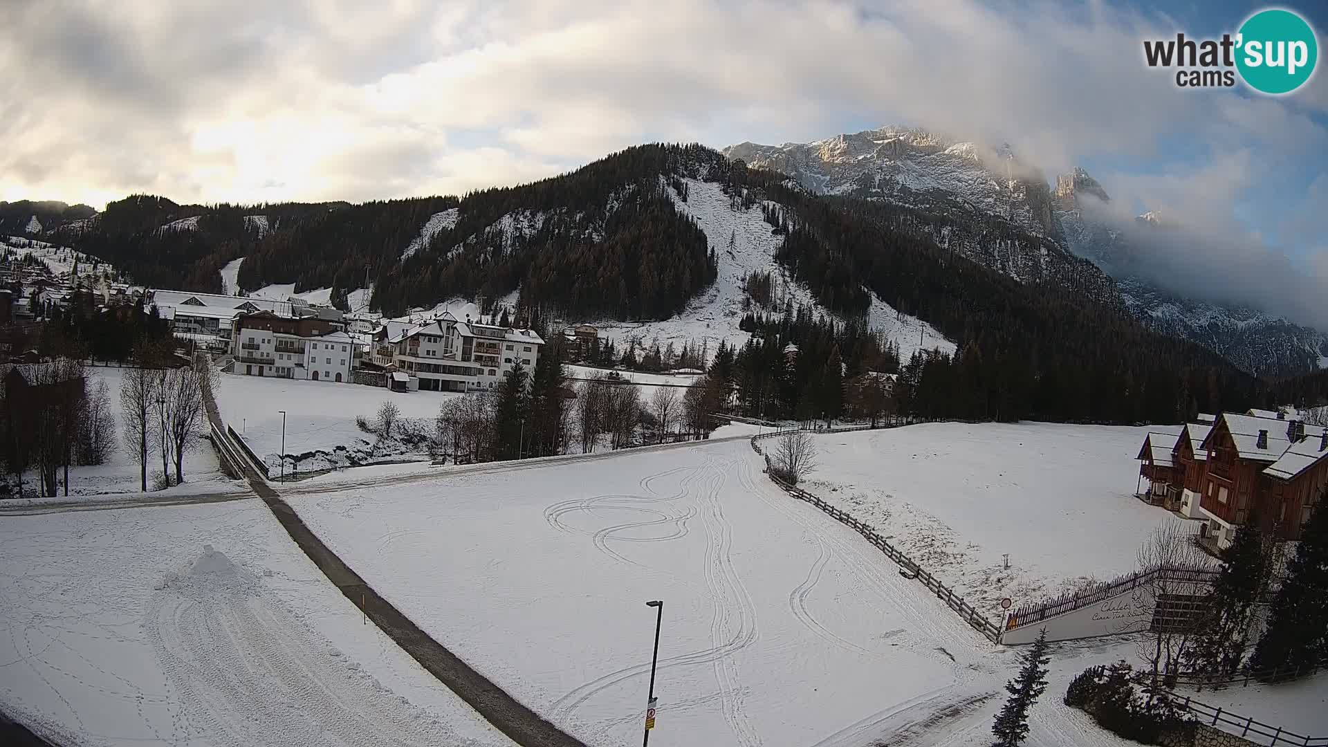 Webcam Corvara | Vista spettacolare Gruppo del Sella