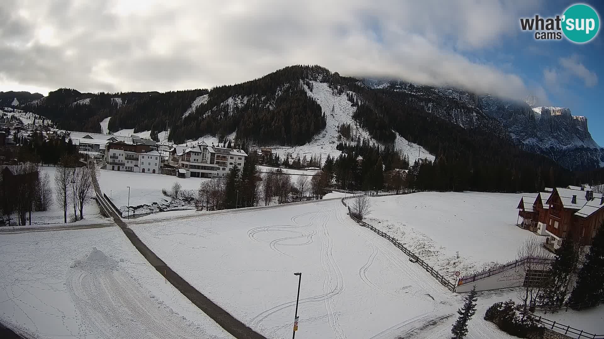 Webcam Corvara | Vista spettacolare Gruppo del Sella